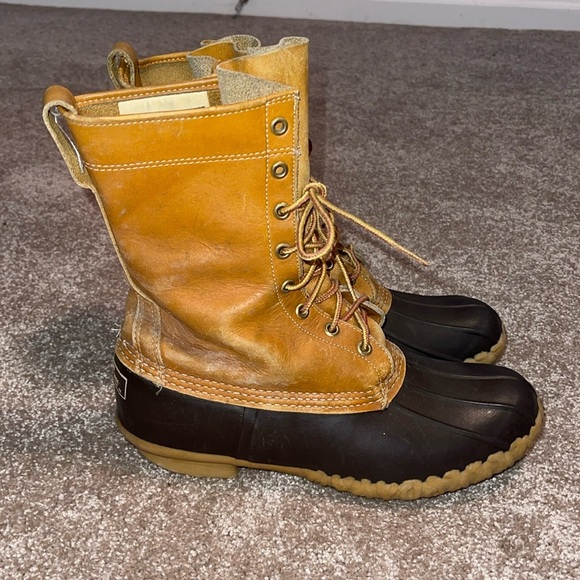 Vintage LL Bean Maine Hunting Shoe Duck Boots Mens Size 7 - Picture 1 of 6